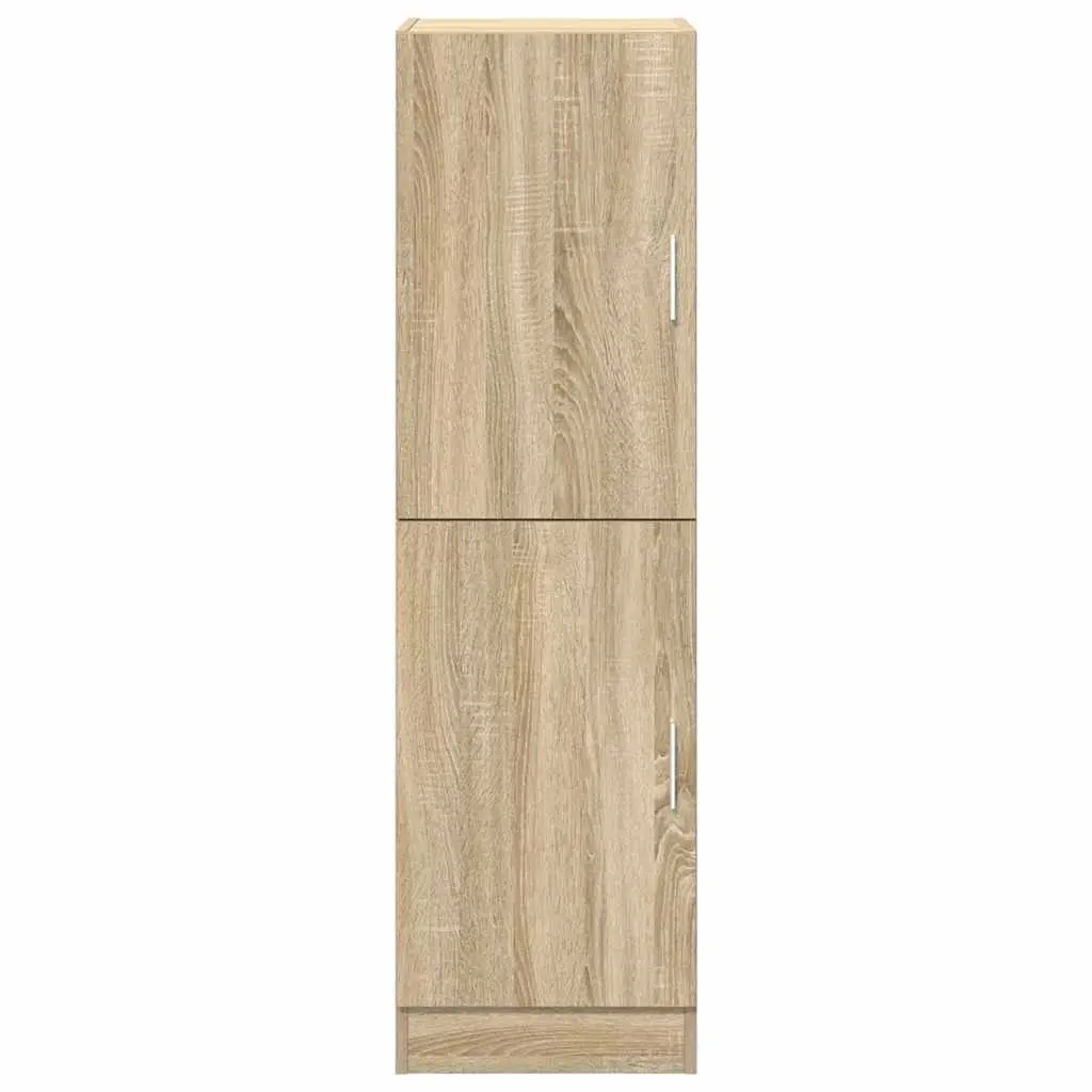 Kitchen Cabinet 38x41.5x131.5 cm Engineered Wood Brown Storage Unit