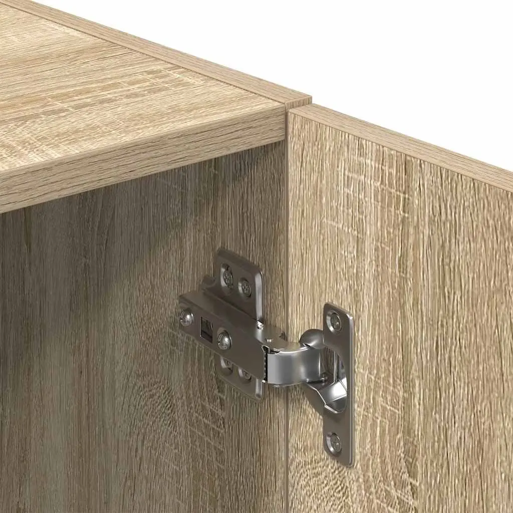 Kitchen Cabinet 38x41.5x131.5 cm Engineered Wood Brown Storage Unit