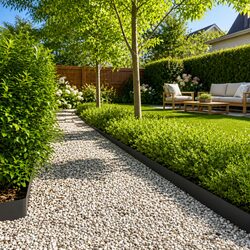 Enhance Your Garden with Black Lawn Edging – 10 Pieces