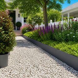 Enhance Your Garden Aesthetic with 10pcs Steel Edging