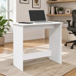 Elegant White Desk for Your Home Office 80x40x75 cm