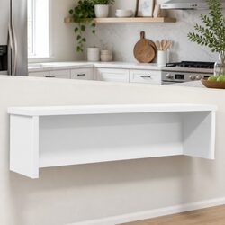 White Kitchen Utensil Rack Stackable Countertop Organiser Storage Shelf