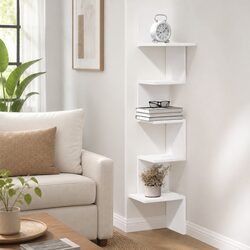 Enhance Your Space with a White Wall Corner Shelf