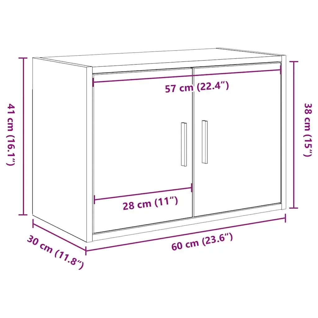 Garage Wall Cabinet White Engineered Wood Door Organiser