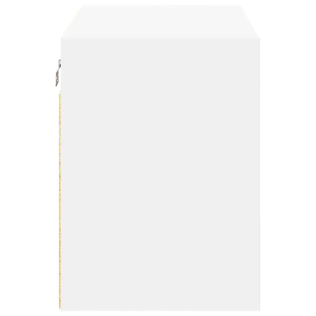 Garage Wall Cabinet White Engineered Wood Door Organiser