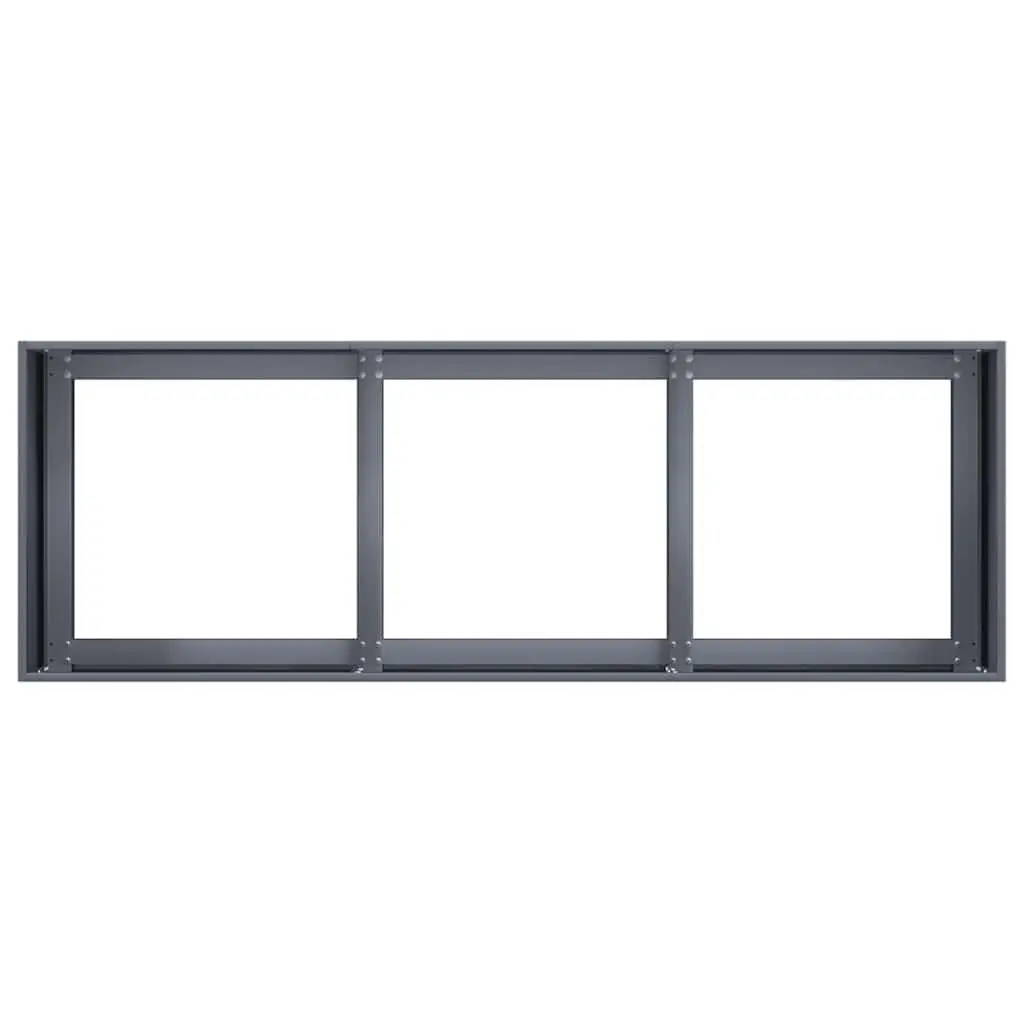 Cold-Rolled Steel Planter Box Anthracite 120x40x40cm Raised Garden Bed Outdoor