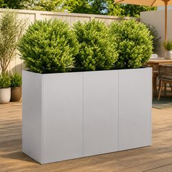 Stylish Raised Garden Bed 120x40x80 cm for Flowers and Herbs