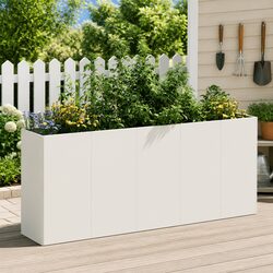 Elevate Your Outdoor Space with a White Planter Box