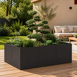 Enhance Your Outdoor Space with Our Black Planter Box