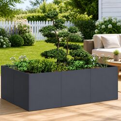 Elevate Your Space with Anthracite Raised Planter Box