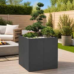 Elevate Your Outdoor Space with a Black Steel Planter Box