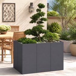 Anthracite Raised Garden Bed for Vibrant Outdoor Spaces