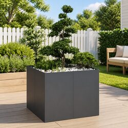 Elevate Your Outdoor Space with an Anthracite Raised Planter Box