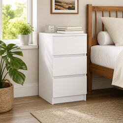 Transform Your Bedroom with a Functional White Nightstand