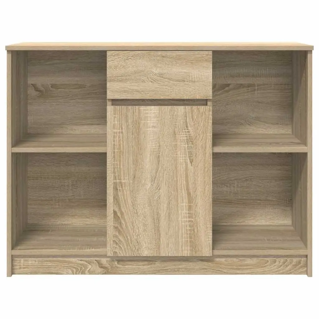 Sideboard Storage Cabinet 101cm Brown Engineered Wood Buffet with Drawer
