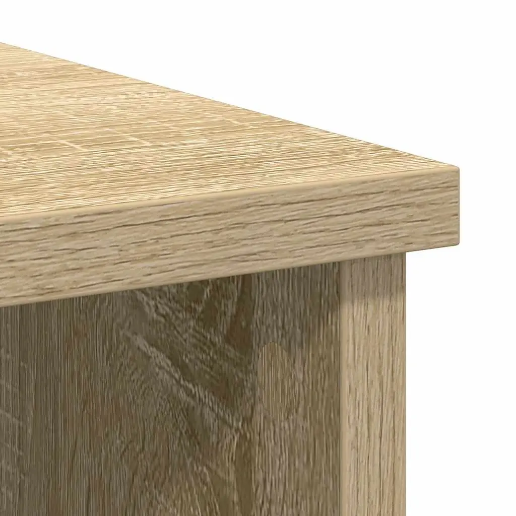 Sideboard Storage Cabinet 101cm Brown Engineered Wood Buffet with Drawer