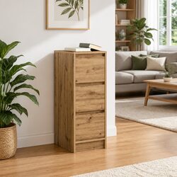 Sideboard Storage Cabinet Buffet Engineered Wood Brown Dining Room Furniture