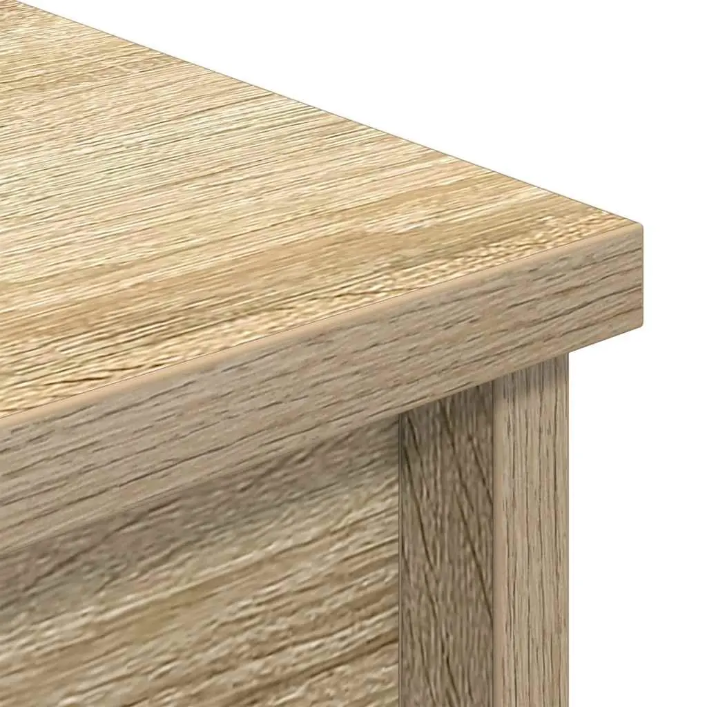 Highboard Storage Cabinet 180cm Brown Engineered Wood Durable Sideboard Buffet Cupboard