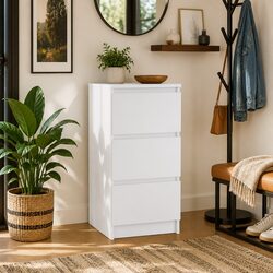 White Sideboard 37.5x35x76cm - Enhance Your Space