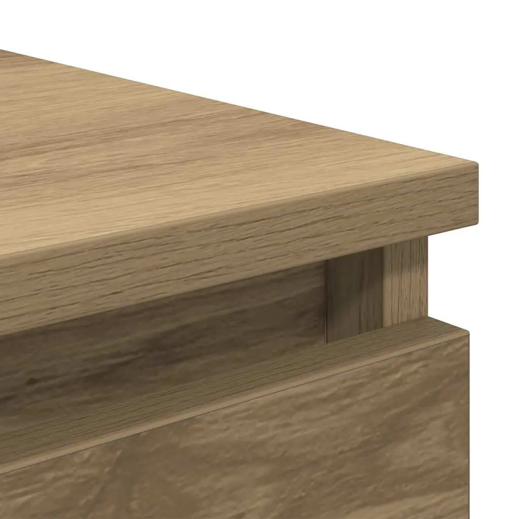 Sideboard Engineered Wood Storage Cabinet Brown Artisan Oak Suitable for Dining Rooms Bedrooms Bathrooms Kitchens Entryways Living Areas