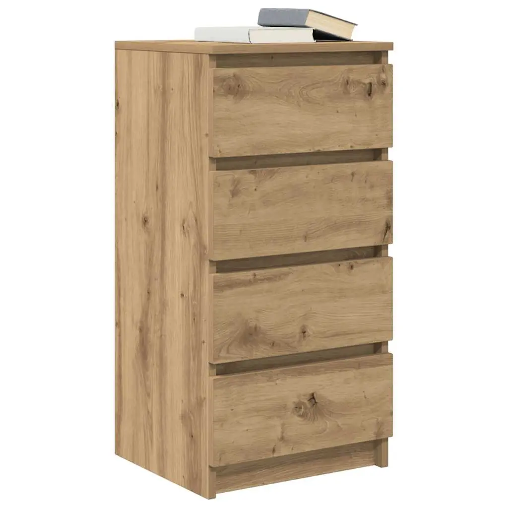 Sideboard Engineered Wood Storage Cabinet Brown Artisan Oak Suitable for Dining Rooms Bedrooms Bathrooms Kitchens Entryways Living Areas