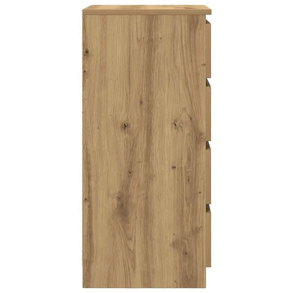 Sideboard 37.5 x 35 x 99 cm Brown Engineered Wood Storage Cabinet with Drawers