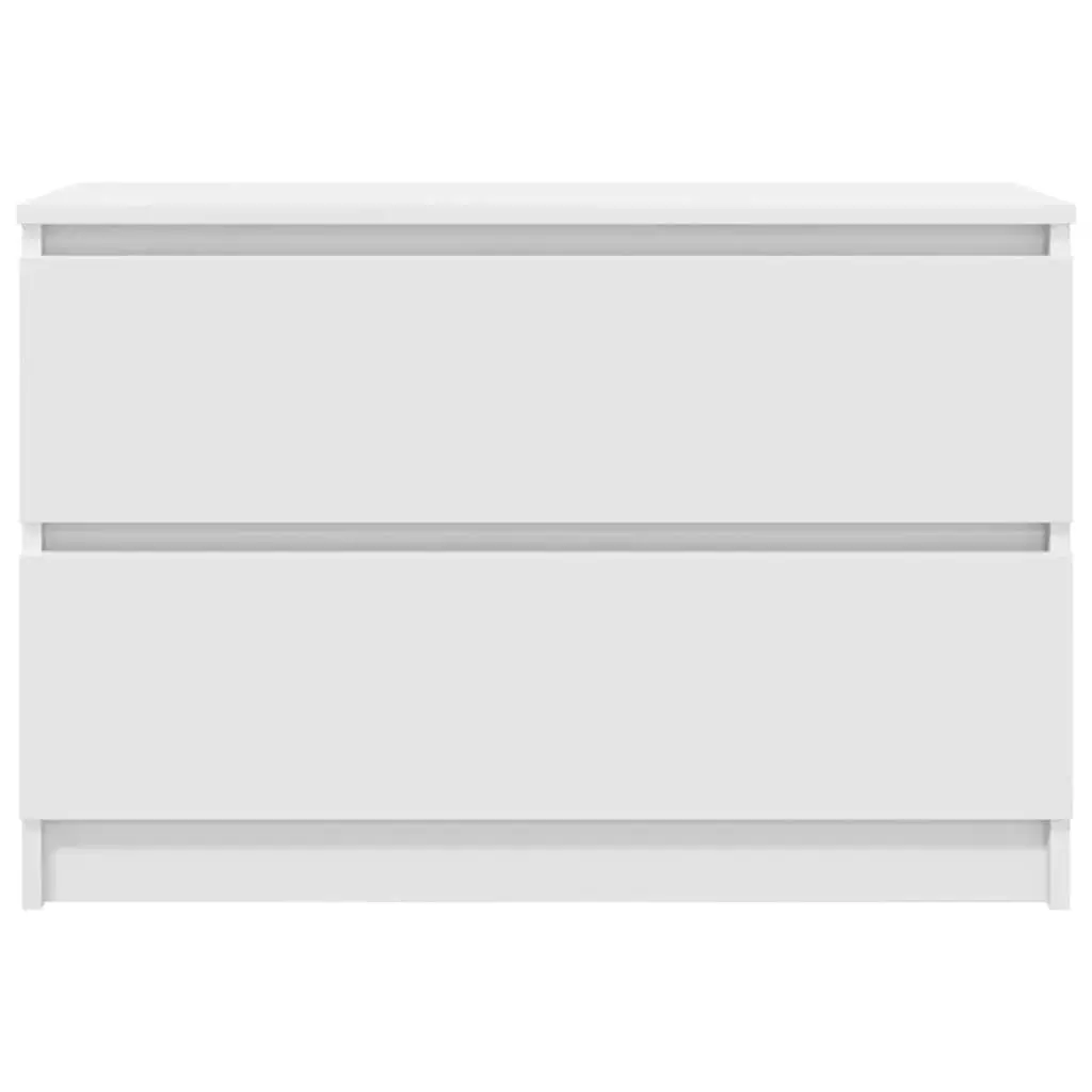 TV Cabinet White Engineered Wood Ample Storage Unit for Living Room Bedroom
