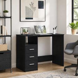 Enhance Your Workspace with a Black Oak Desk