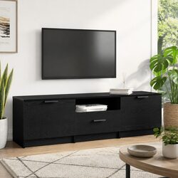 Elevate Your Living Room with a Black TV Cabinet