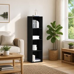 Enhance Your Space with Black Oak Book Cabinet