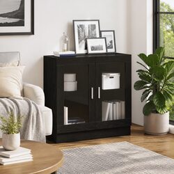 Elevate Your Living Space with a Black Oak Book Cabinet