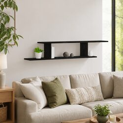 Enhance Your Living Space with a Black Oak Wall Shelf