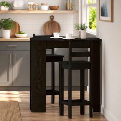 Elevate Your Dining Experience with a Black Oak Bar Table