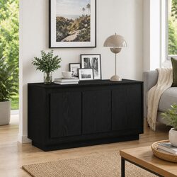 Enhance Your Space with a Modern Black Oak Sideboard