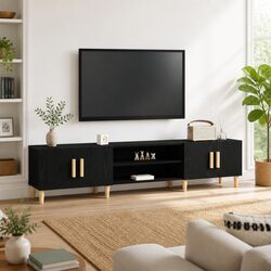 Modern TV Cabinet for a Clutter-Free Living Room