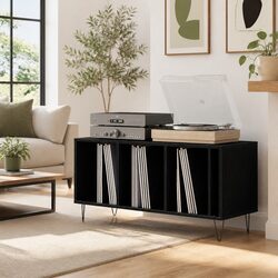 Stylish Black Oak Storage Cabinet for Modern Homes