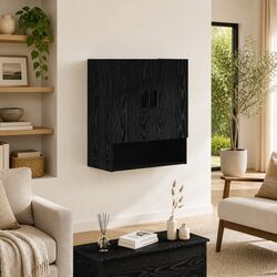 Maximize Your Space with a Black Oak Wall Cabinet