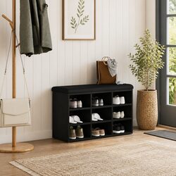 Enhance Your Entryway with This Stylish Shoe Bench