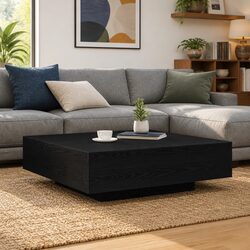 Elevate Your Living Room with a Black LED Coffee Table