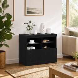 Stylish LED Sideboard with Ambient Lighting