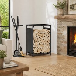 Enhance Your Living Space with a Stylish Firewood Rack