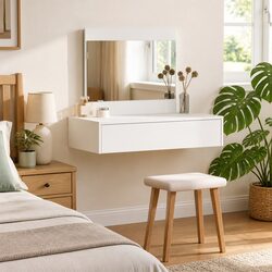 Enhance Your Bedroom with a White Vanity Table 83x40x70cm