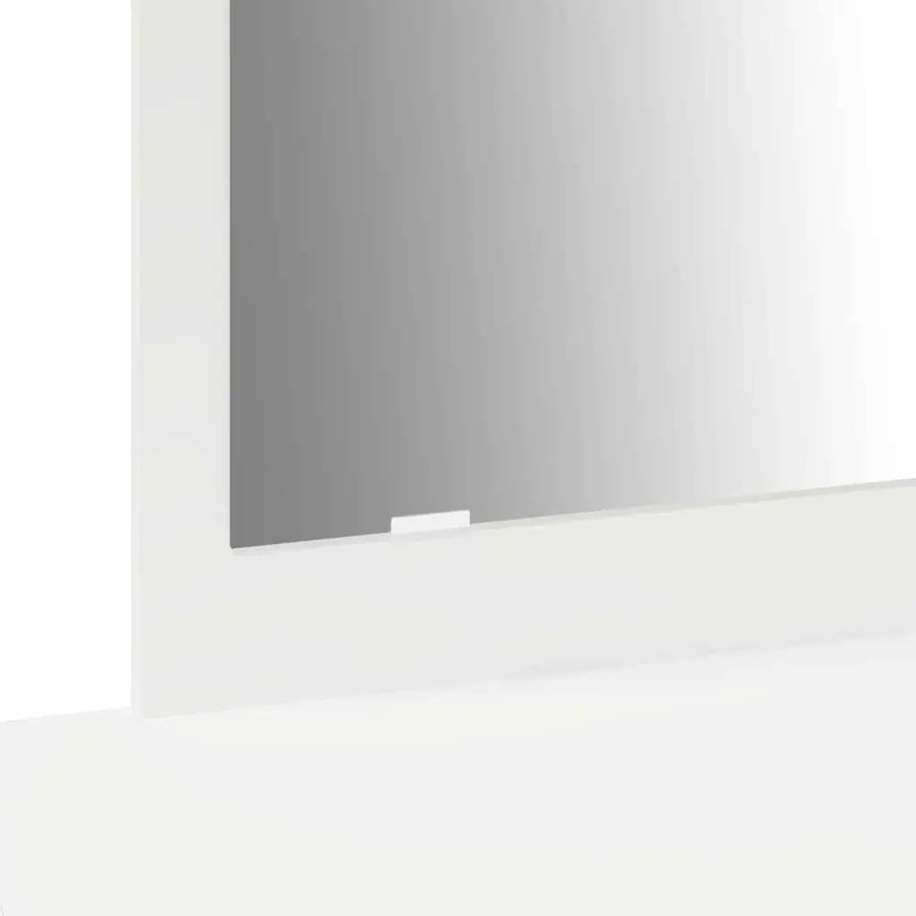 White Dressing Table Bedroom Vanity Unit Storage Desk Modern Furniture