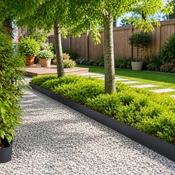 Enhance Your Outdoor Space with Black Steel Edging