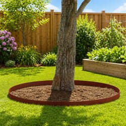 Enhance Your Garden with Stylish Brown Lawn Edging