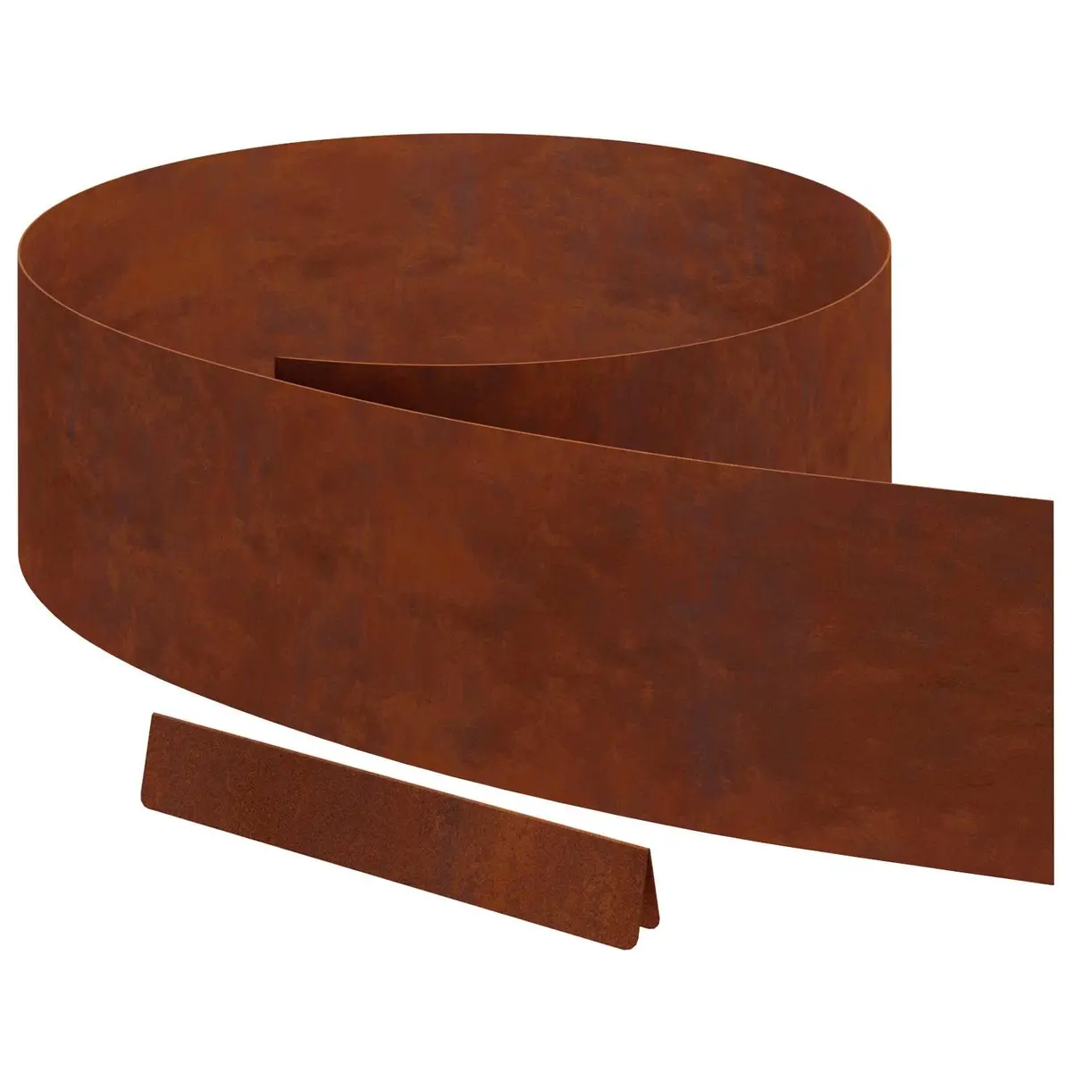 Garden Lawn Edging 450cm Weathering Steel Border Modern Aesthetic Landscaping Edger