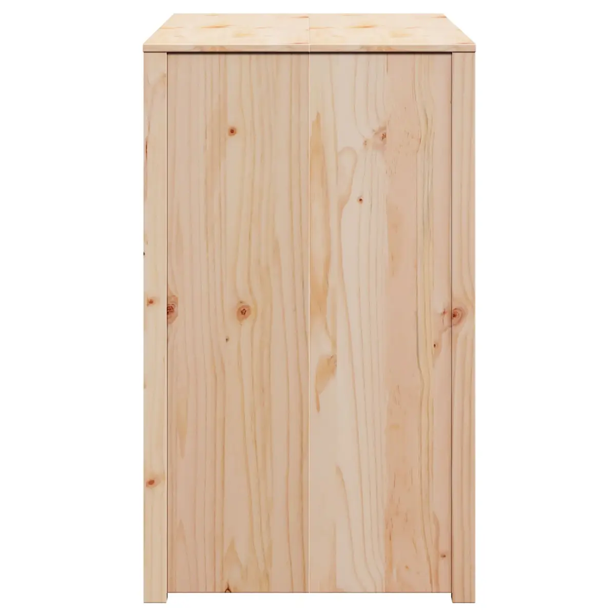 Kitchen Cabinet 106 x 55 x 92 cm Solid Pine Modern Storage Cupboard