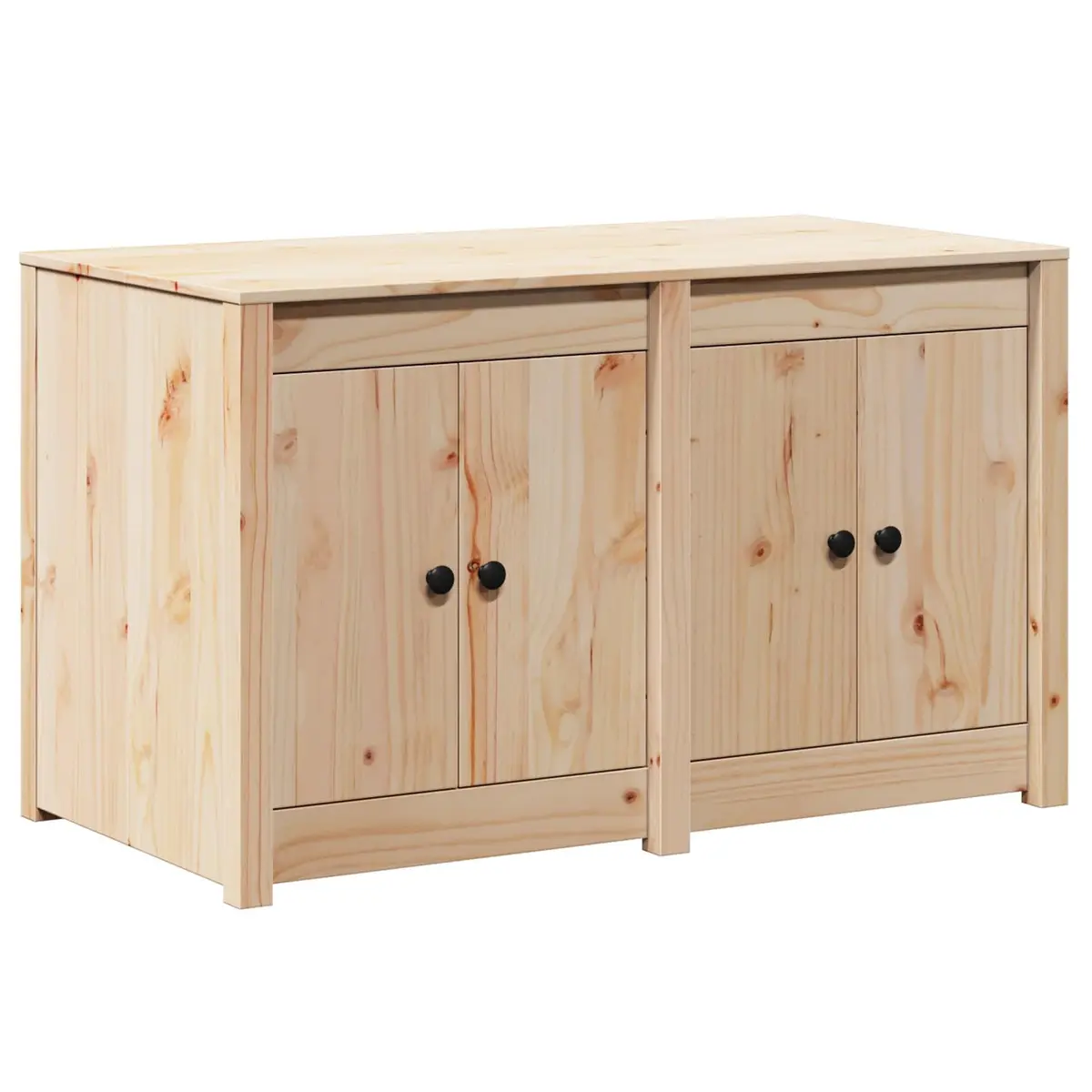Kitchen Cabinet with Shelf Brown Oak Storage Unit Modern Home Furniture
