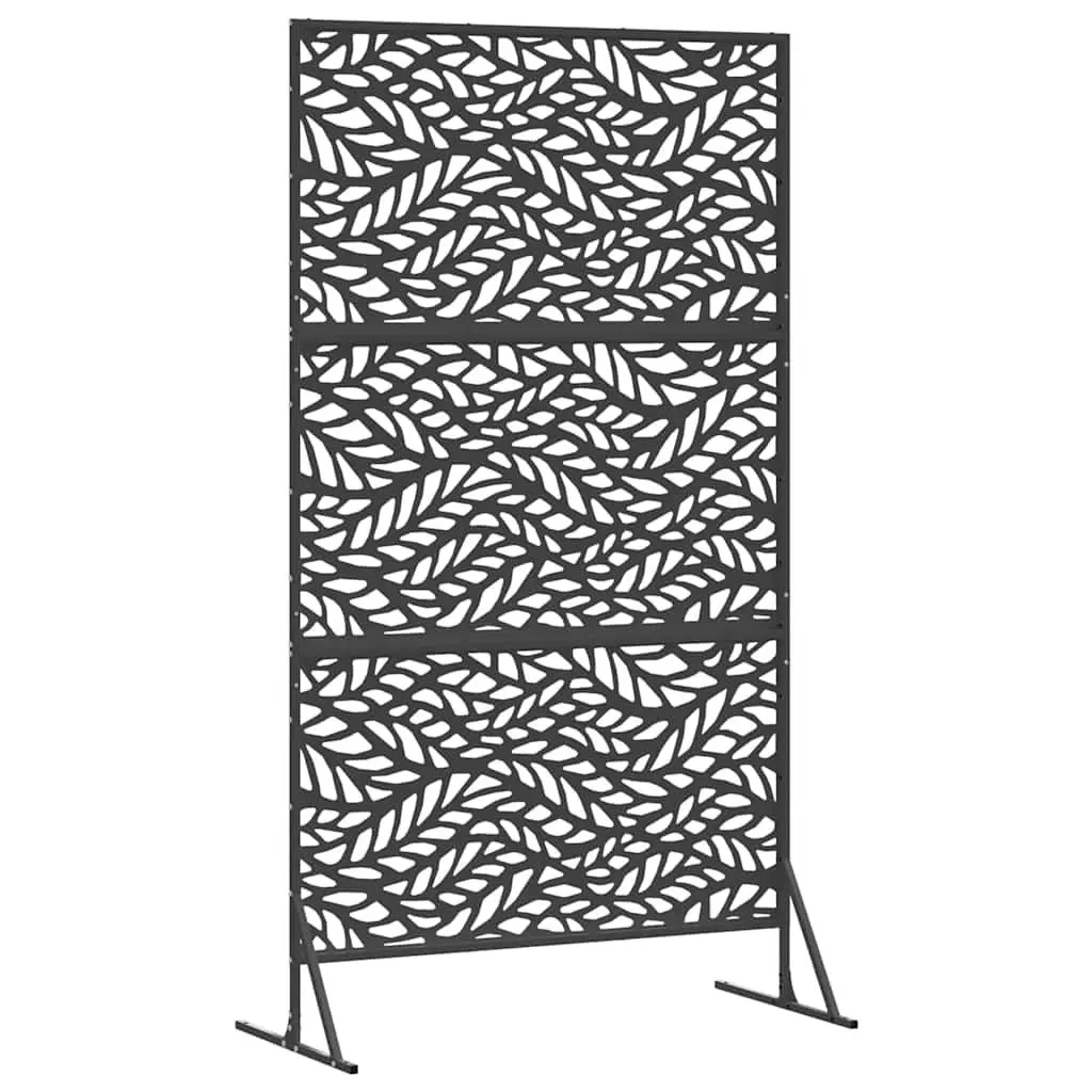 Garden Privacy Screen 100 x 50 x 180 cm Steel Outdoor Patio Barrier Panel