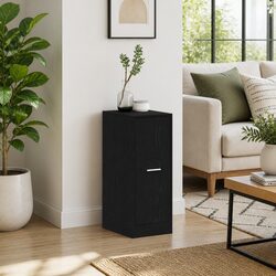 Elevate Your Space with a Black Oak Storage Cabinet